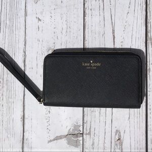 Kate Spade iPhone 7/8 Plus Zip Around Wristlet